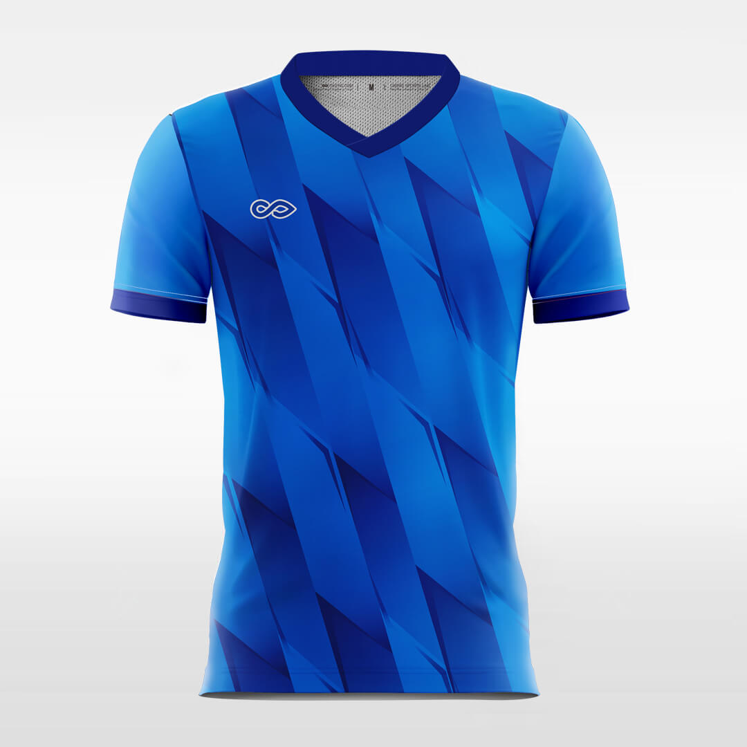 アーガイルプリントサッカージャージ
