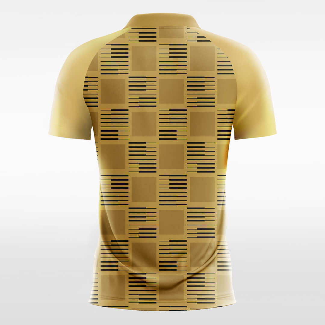 brown short sleeve soccer jersey