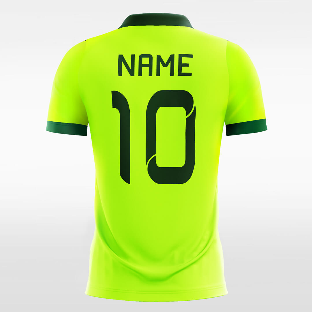 ネオンサブリメートチームサッカージャージ