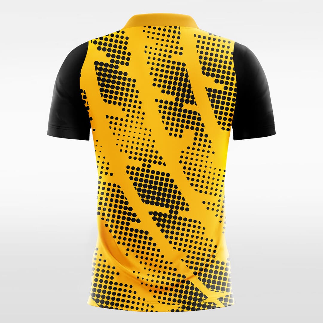 polka dot print soccer jersey