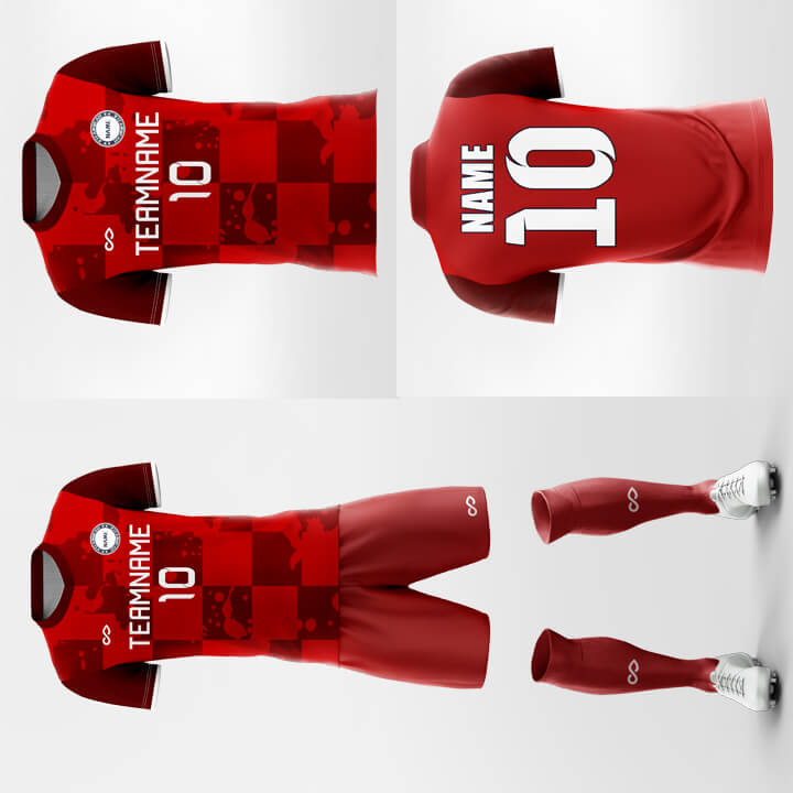 レッドアルバムサッカージャージ