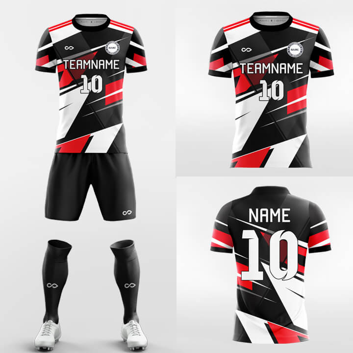 赤と黒のスポーツウェア