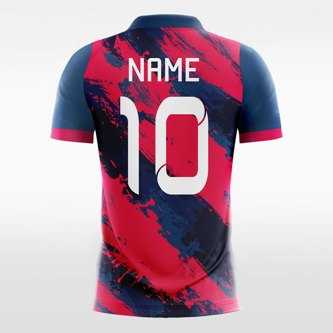 赤いサッカージャージ