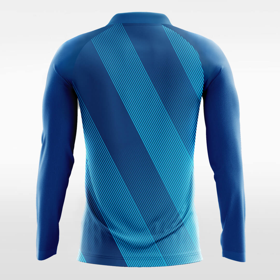 ストライププリント ロングスリーブ サッカージャージ