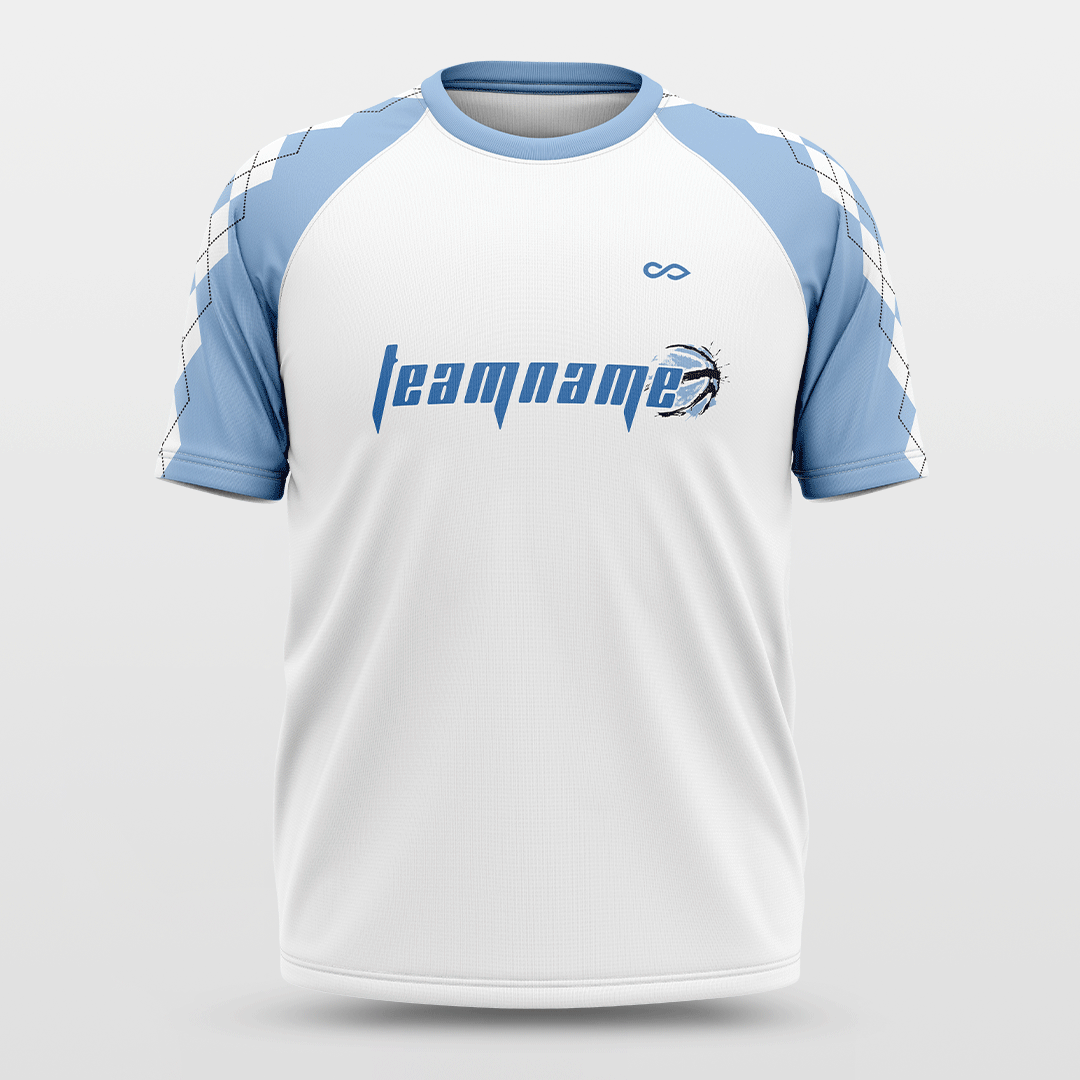 Carolina Blue - Customized Baggy Shoulder Short Sleeve Shirts NBK078