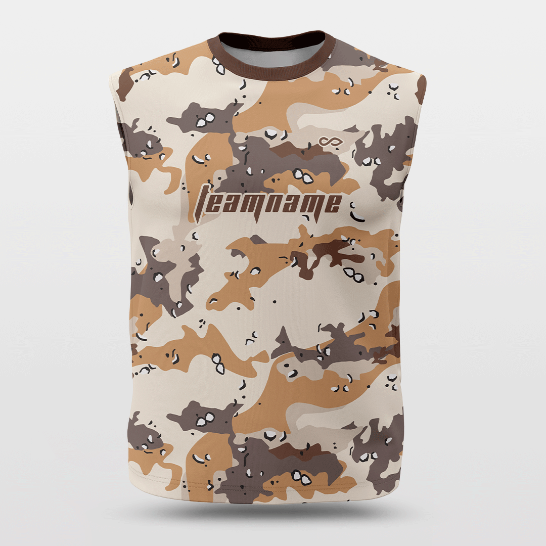 Desert - Customized Wide Shoulder Basketball Jersey NBK042