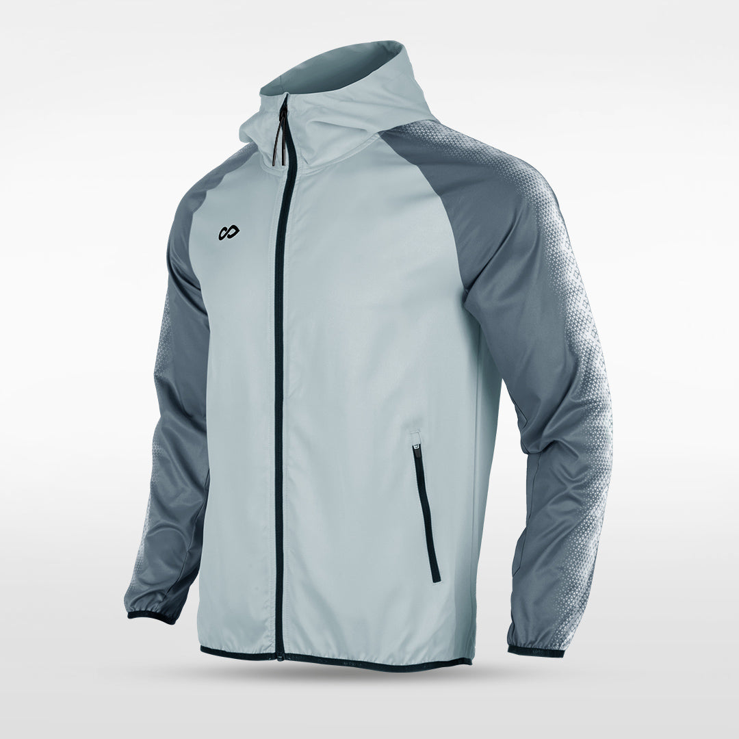 Embrace Geometry - Customized Men's Sublimated Full-Zip Waterproof 14866