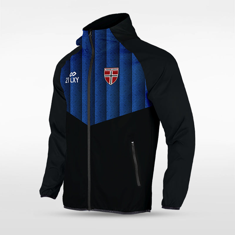 Historic India - Customized Men's Sublimated Full-Zip Waterproof 9674