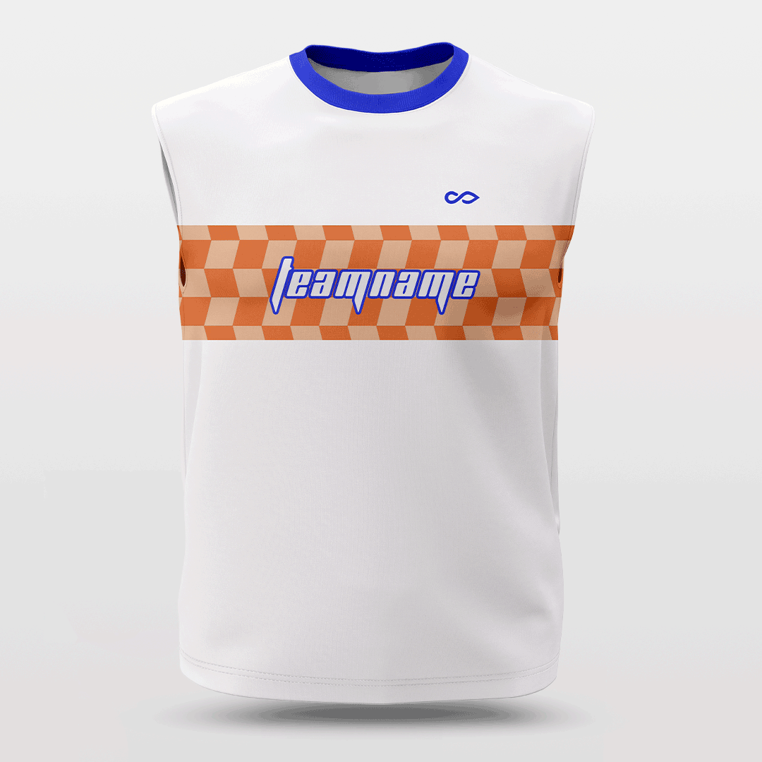 Checkerboard - Customized Wide Shoulder Basketball Jersey NBK054