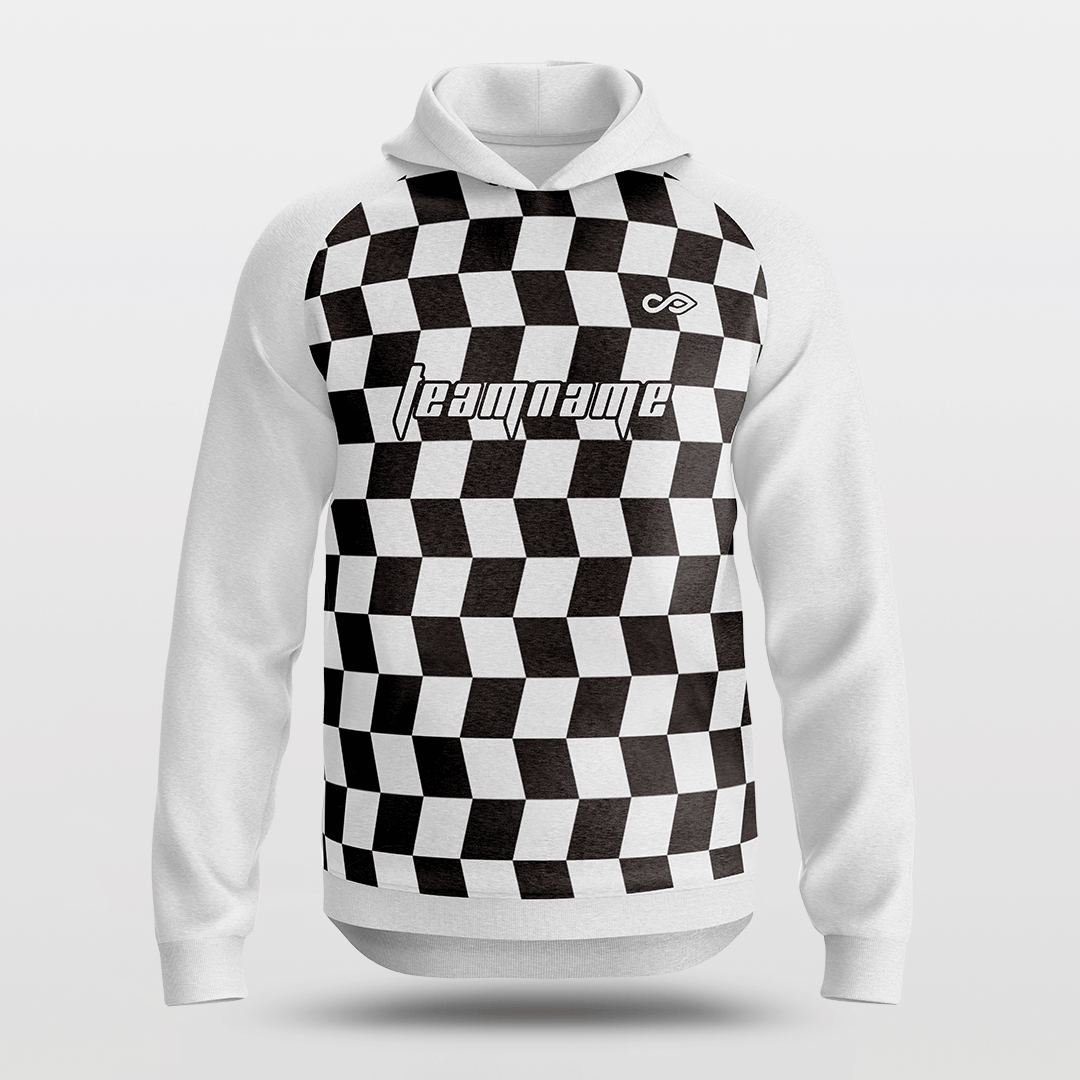 Checkerboard - Customized Loose-Fit training Hoodie NBK050