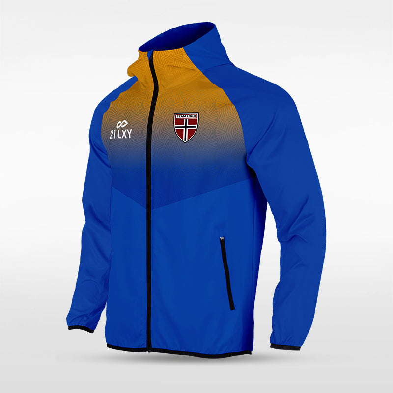 Historic Maya - Customized Men's Sublimated Full-Zip Waterproof 9676