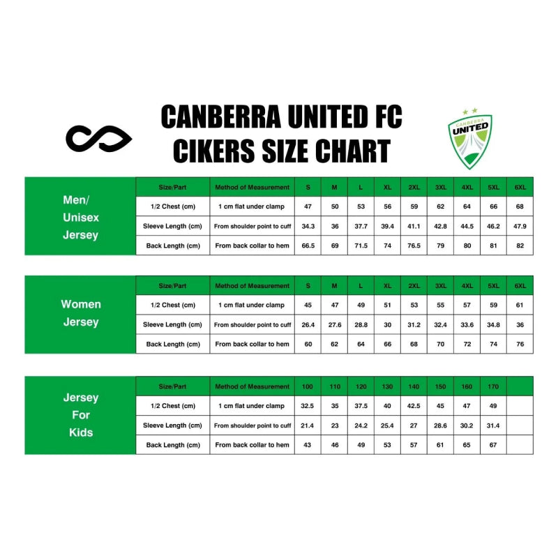 Canberra United FC 24/25 メンズホームサッカーユニフォーム