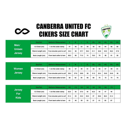 Canberra United FC 24/25 メンズホームサッカーユニフォーム