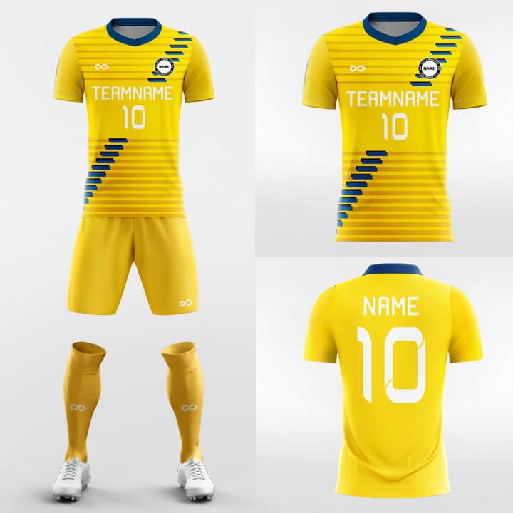 イエローサッカージャージ