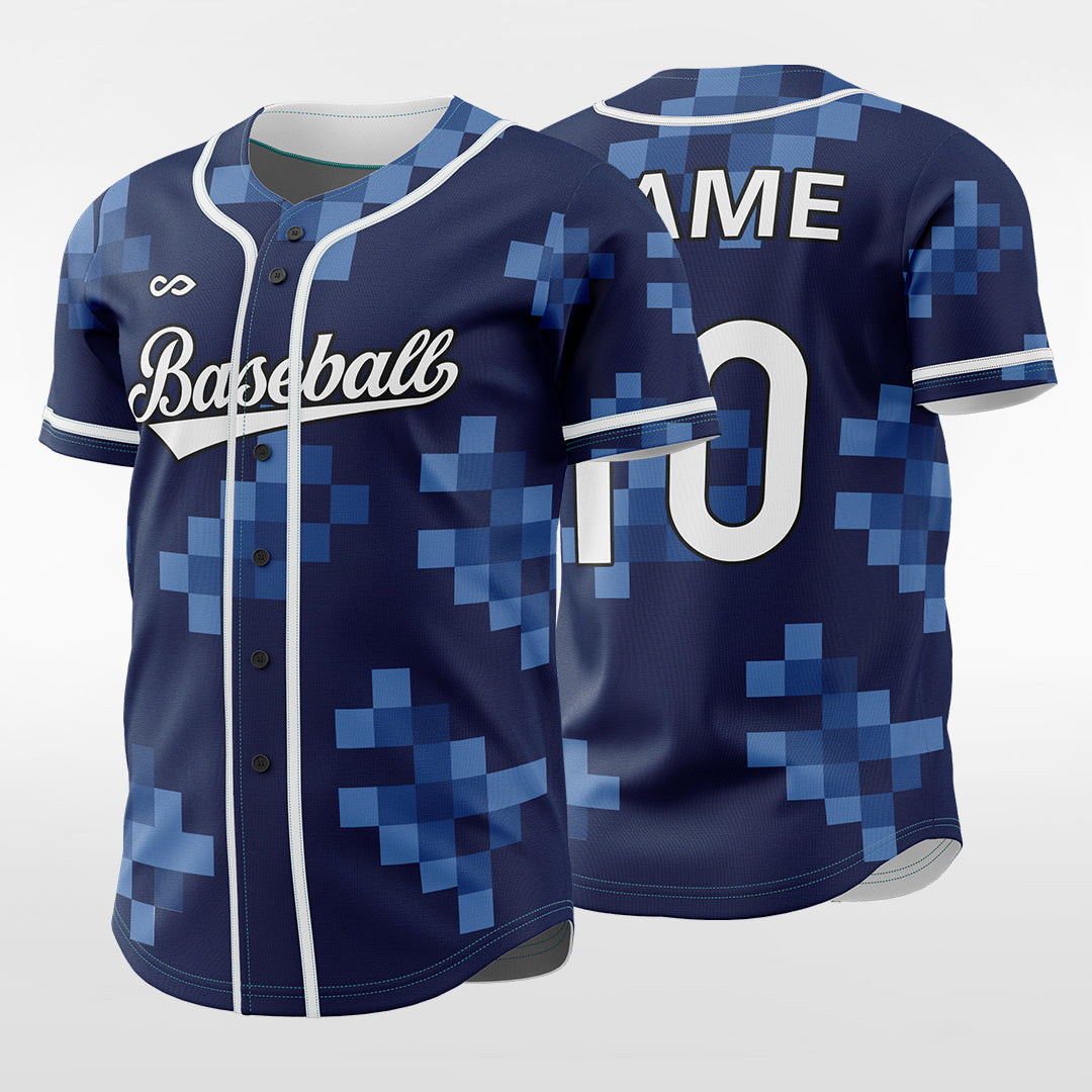 Pixel Ice - Sublimated baseball jersey B085