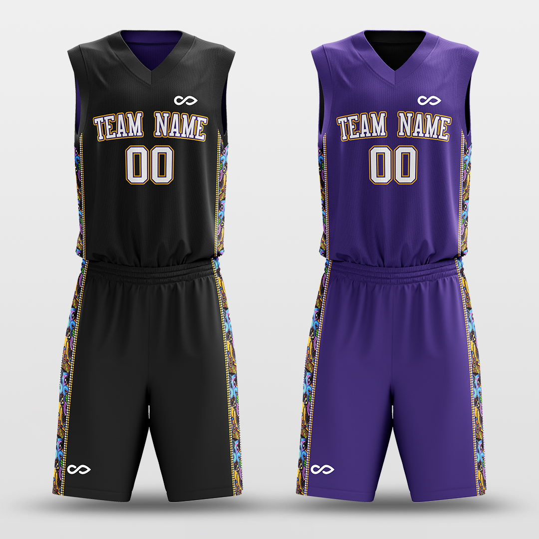 secret - Customized Reversible Sublimated Basketball Set BK103