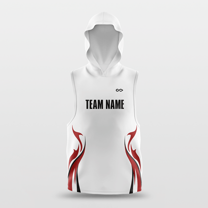 Pure Fire - Customized Basketball Sleeveless Hoodies NBK097