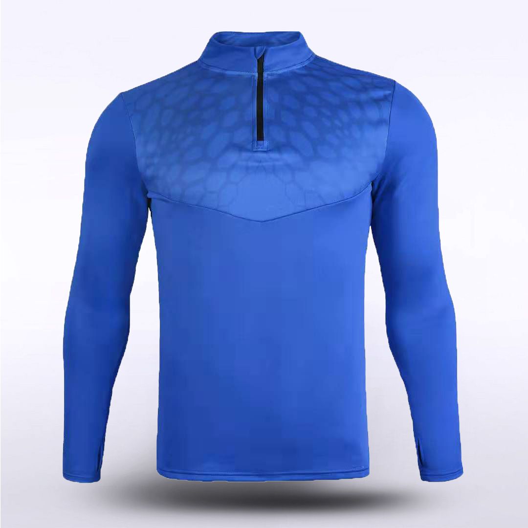 sublimated knitted 1/4 zip 16259