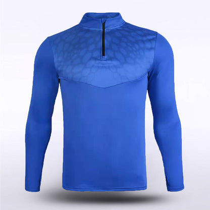 sublimated knitted 1/4 zip 16259