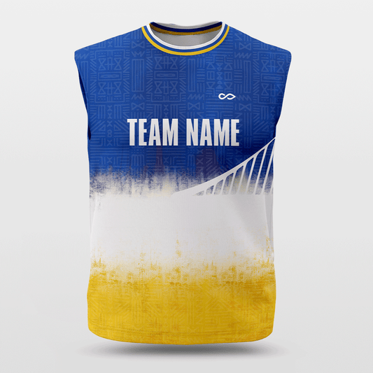 Warriors - Customized Wide Shoulder Basketball  Jersey NBK112