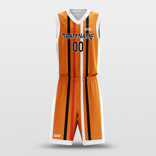 Honeycomb - Customized Sublimated Basketball Set BK217