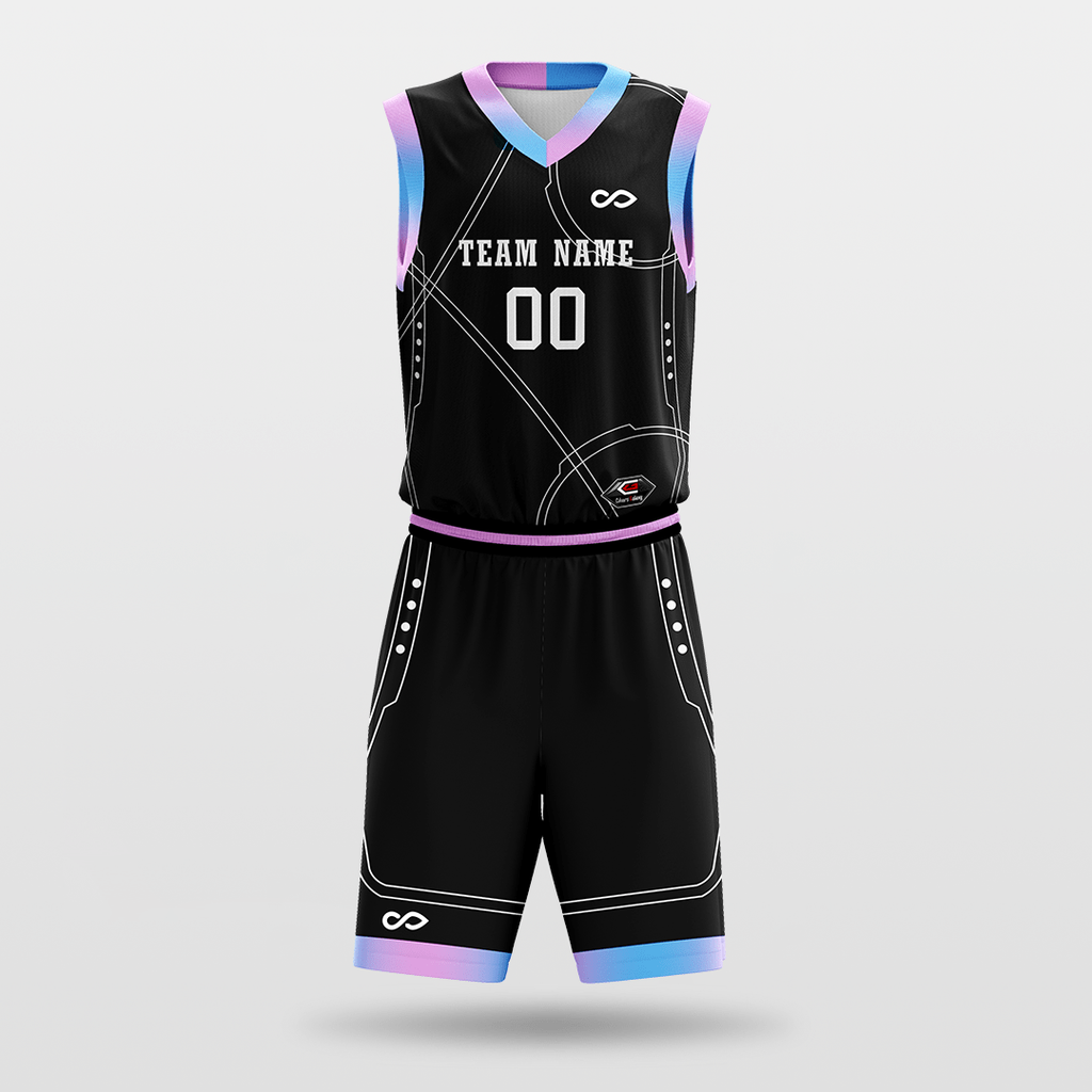 Construct- sublimated basketball jersey set BK039