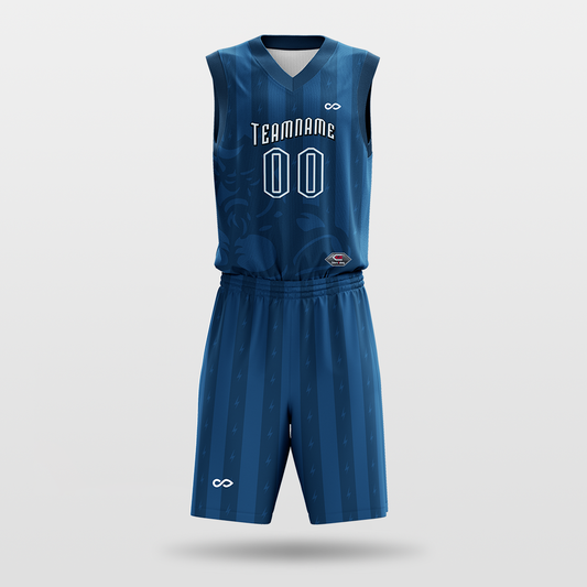 Bull Demon- sublimated basketball jersey set BK052